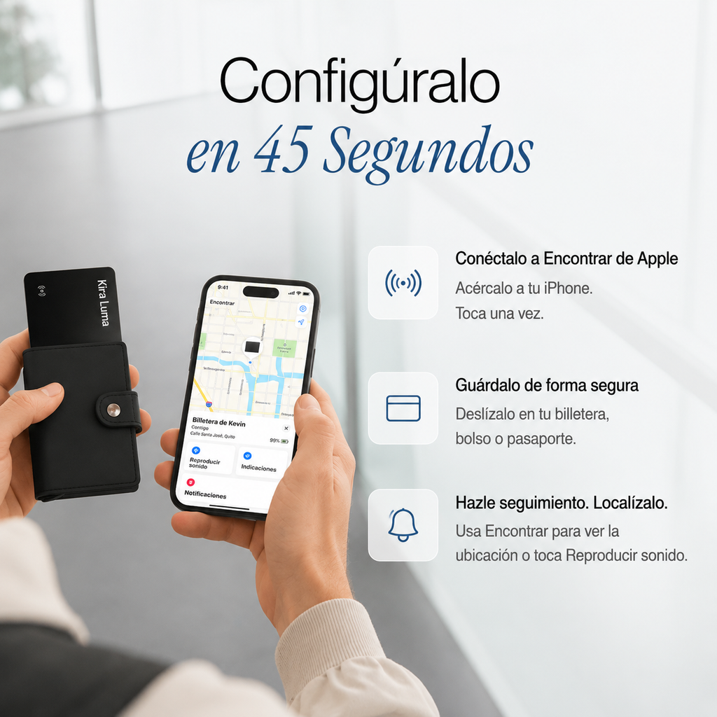 KiraLuma. Tarjeta de seguimiento