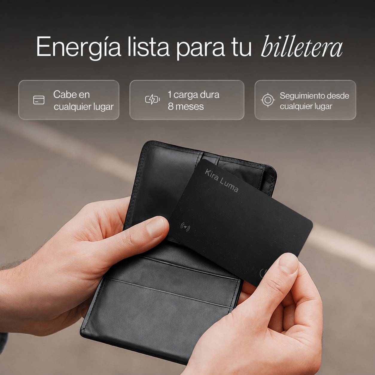 KiraLuma. Tarjeta de seguimiento